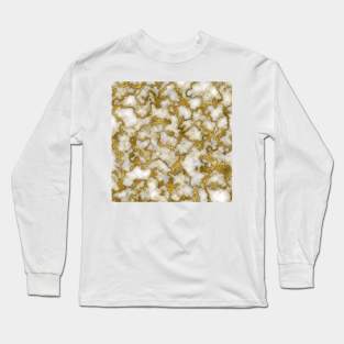 golden marble, beautiful marble Long Sleeve T-Shirt